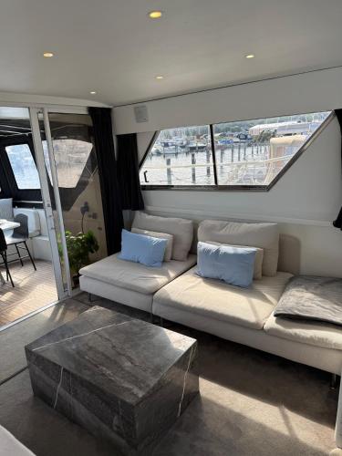 Stay on Large Motorboat with view to Kronborg in Helsingor