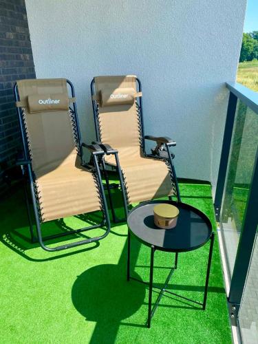 Balkons/terase, NOCTAS apartamentai in Zibininkai