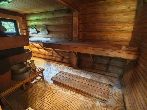 Melleņu ligzda Sauna House (Mellenu ligzda Sauna House) in Ainaži