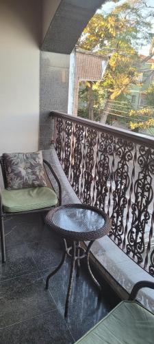 ระเบียง/ชานเรือน, Hotel Alvorada do Sol in ปารี