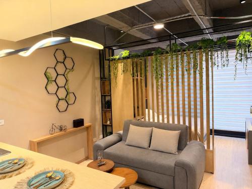 Lujoso loft céntrico con balcón