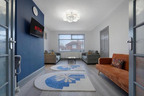 Newcastle 2BR Sleeps 5 2 Parking by Stay With Us gîte à louer River Derwent