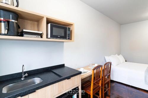 ห้องครัว, Studio em Velha c/ vista da cidade OLA0002 in วิลาโนวา