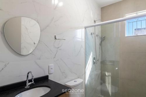 ห้องน้ำ, Studio em Velha c/ vista da cidade OLA0002 in วิลาโนวา