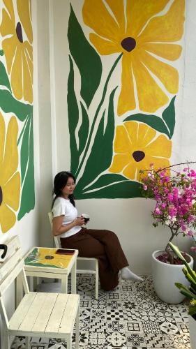Balcony/terrace, The Little Leaf Hostel & Rooftop Bar CatBa in Cat Ba Island