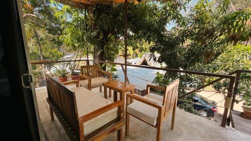 Балкон/тераса, Hotel Michanti in El Zonte