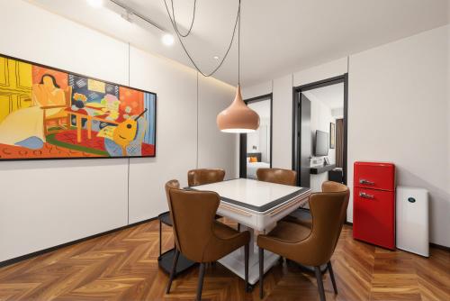 HEONIC Art Residence & Suites丨 Signature Family Suites - Free Laundry Luggage Storage -24H Front Des in Small Wild Goose Pagoda