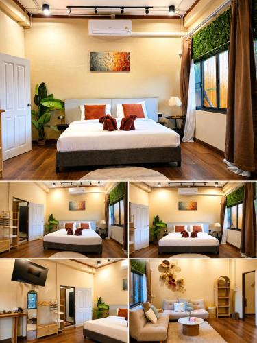 ห้องพักสำหรับสี่ท่านพร้อมระเบียง (Quadruple Room with Balcony)