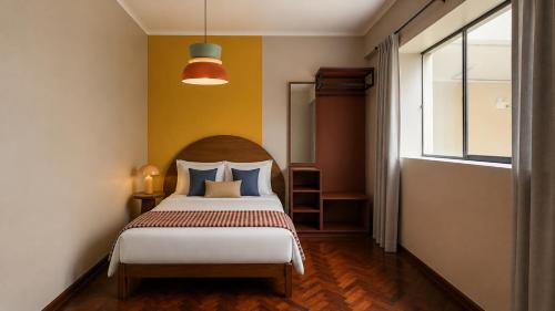 1 double bed
