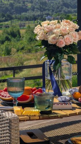 Balkons/terase, Комплекс відпочинку Крихая in Solochyn