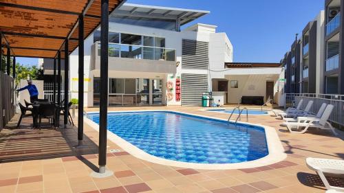สระว่ายน้ำ, Apartamento Amoblado En Serena Del Mar in ปวยโต เตียราบาฆา
