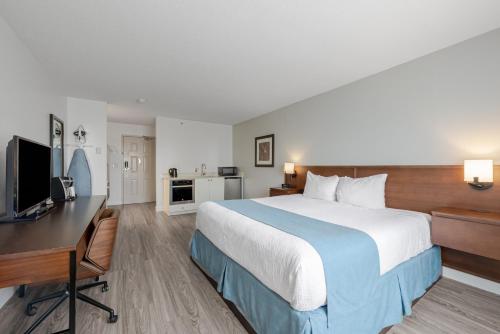 Ramada by Wyndham Surrey/Langley Room Type - Pet Friendly 1 King Bed Non-Smoking Efficiency Room