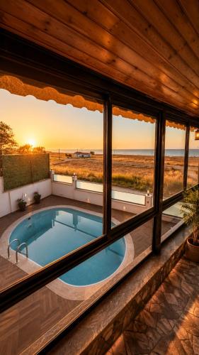 View, Detached Villa with Private Pool and Sea View in Turkeli