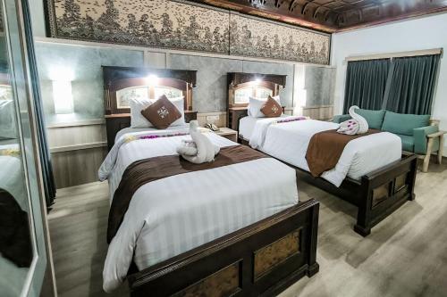 1 doppelbett oder 2 einzelbetten, poolblick