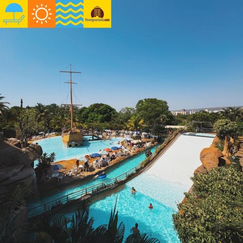 Piazza diRoma com acesso ao Acqua Park - Gustavo in Jardim Roma