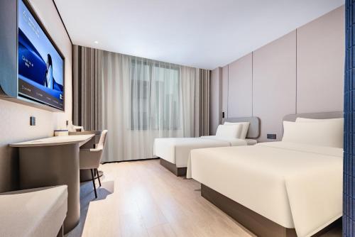 2 twin beds