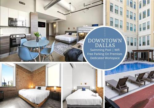Dallas Downtown Pool Retreat with In-Unit Laundry