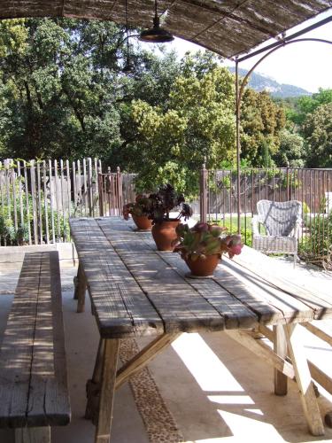 balkon/terras, La bergerie de Nano in Beaumes De Venise