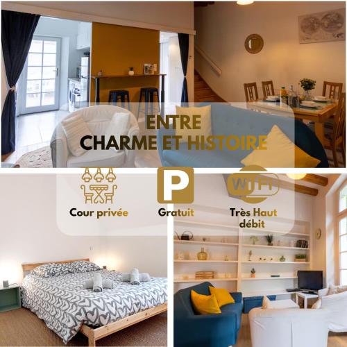 Maison au pied du Château-Cour-Proche Centre Ville