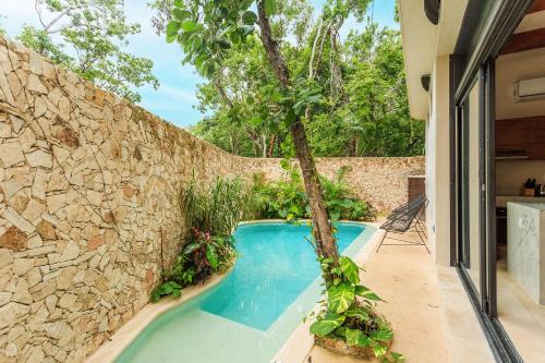 Eco Luxury with Garden Bathtub and Private Pool