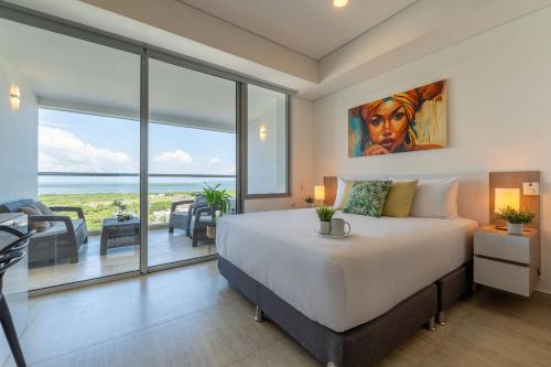 Suite moderna piso 15 amanecer espectacular CB1535