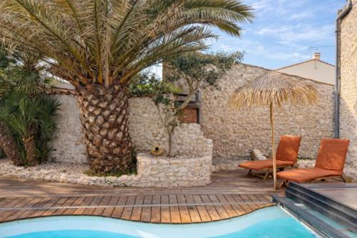 Charming house with pool 10 min from La Rochelle in Dompierre-sur-Mer