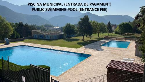 Úszómedence, Apartament reformat al Berguedà 6p (Apartament reformat al Bergueda 6p) in Sant Jordi de Cercs