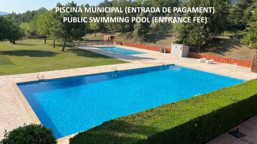 Úszómedence, Apartament per 6 al Berguedà (Apartament per 6 al Bergueda) in Sant Jordi de Cercs