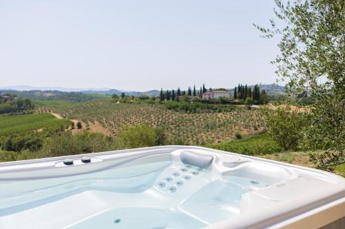 bubbelbad, Podere La Quercia in Sant Andrea
