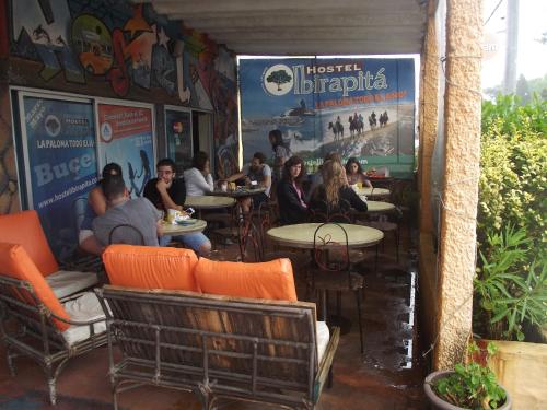 Inngang, Hostel Ibirapita in La Paloma