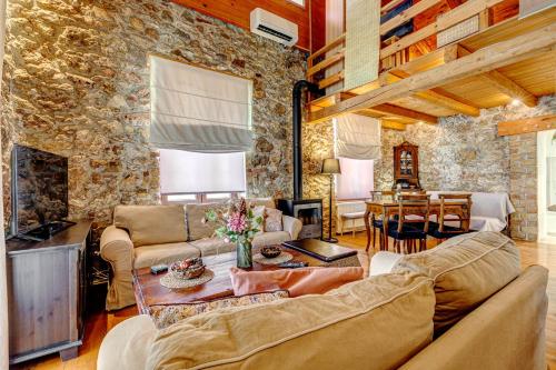 Seaview stone apartment in Ipsos Beach 5
