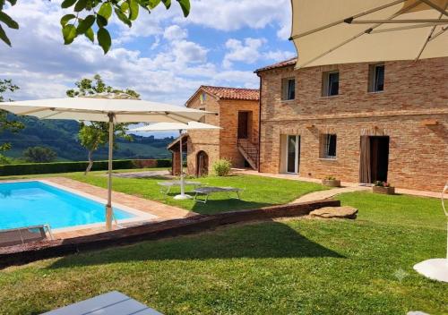 A szálláshely kívülről, B&B Le Quattro Civette in Montefelcino