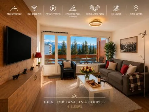 Appartement 2 pièces (55m2) , central et garage in Crans-Montana, Schweiz