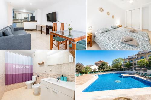 Spain Breaks - 2 bed family apartment Benalmádena with pool, Airco, WiFi