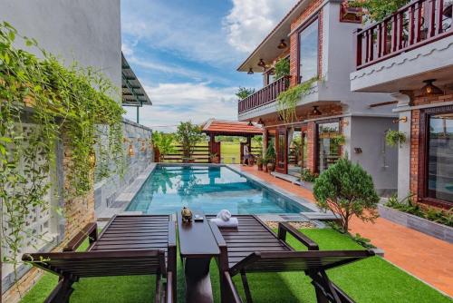 Swimming pool, Art Villa Hoi An in Cam Kim