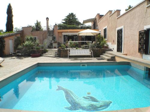 Swimming pool, Casa Felice in Fara In Sabina