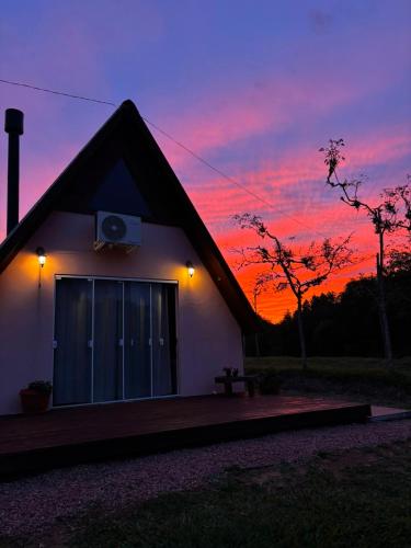 . Cabana para casal em meio à natureza