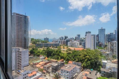 Kilátás, Studio Moderno a 220m da Praia do Farol BPM1309 in Barra