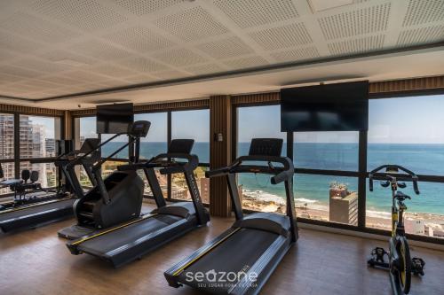 Fitneszközpont, Studio Moderno a 220m da Praia do Farol BPM1309 in Barra