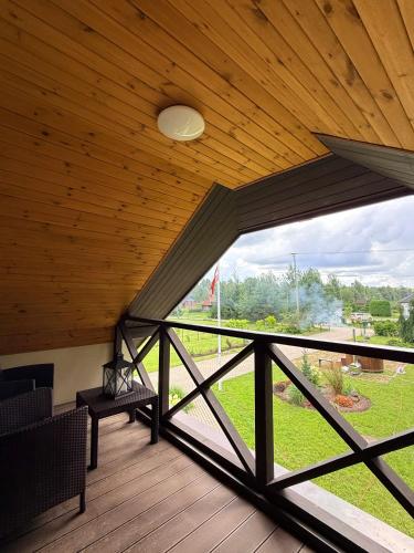 Skats, Laukakmeņu oāze - holiday house with sauna and hot tub (Laukakmenu oaze - holiday house with sauna and hot tub) in Tīnūži