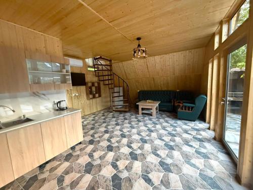Kitchen, Getamej Eco Villa & Pool in Ptghni
