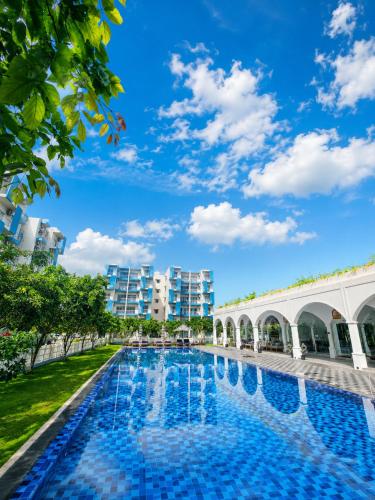 Signature 1BR - Luxury Villa - Santorini - Negombo in Kadirana North