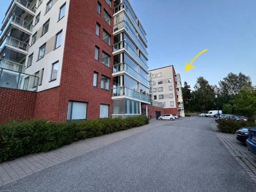 Viesnīcas āriene, Modern two-bedroom apartment in Kulotorppa