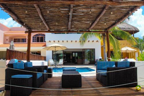 Villa Siros de 4 habitaciones in Chicxuclub Puerto Yucatan