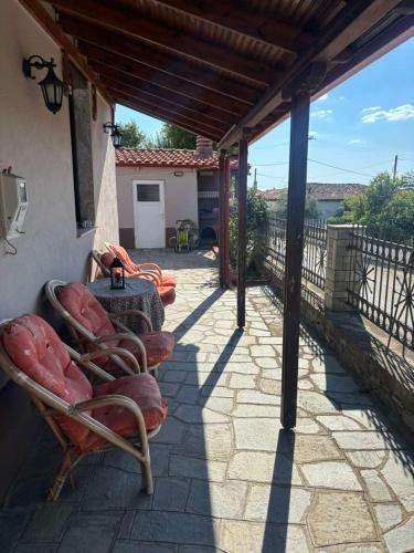 Balcony/terrace, Maron's Hearth, Central residence in Maronia in Maronia