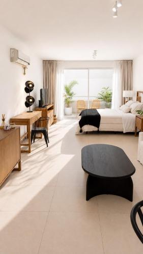 New apartment in Recoleta with laundry and grill