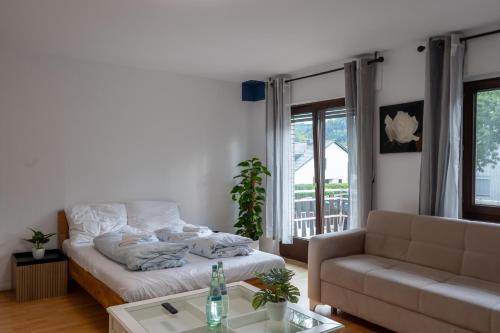 Chambre, familiale, salle de bain partagée