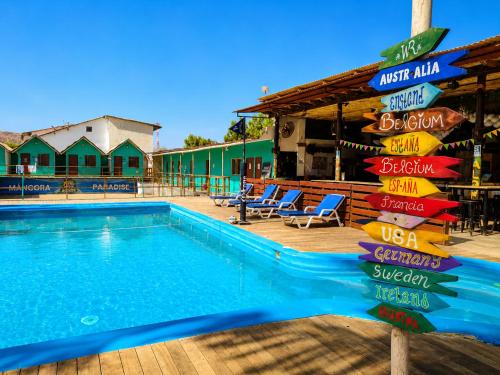 Exterior view of Wild Rover Beach Mancora