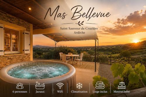 Mas Bellevue - Jacuzzi - valley view