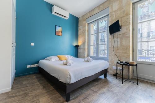 Superbe appartement avec climatisation et belle pierre Bordelaise pour 2 personnes